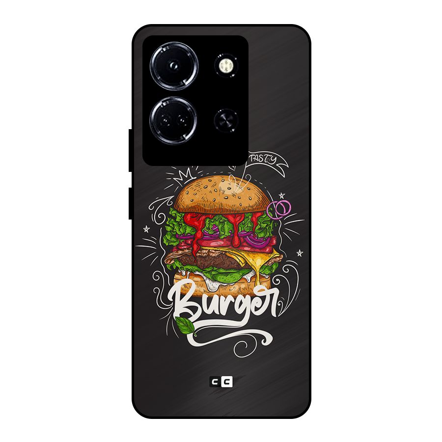 Burger Lover Metal Back Case for Infinix Note 30 5G