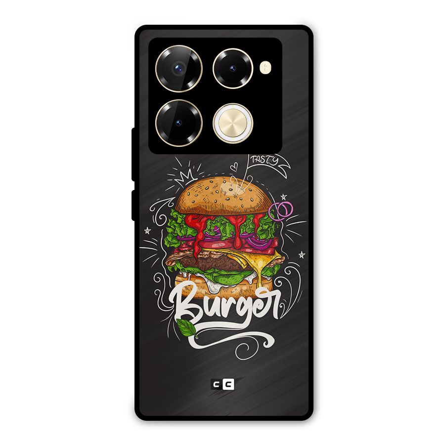 Burger Lover Metal Back Case for Infinix Note 40 Pro Plus