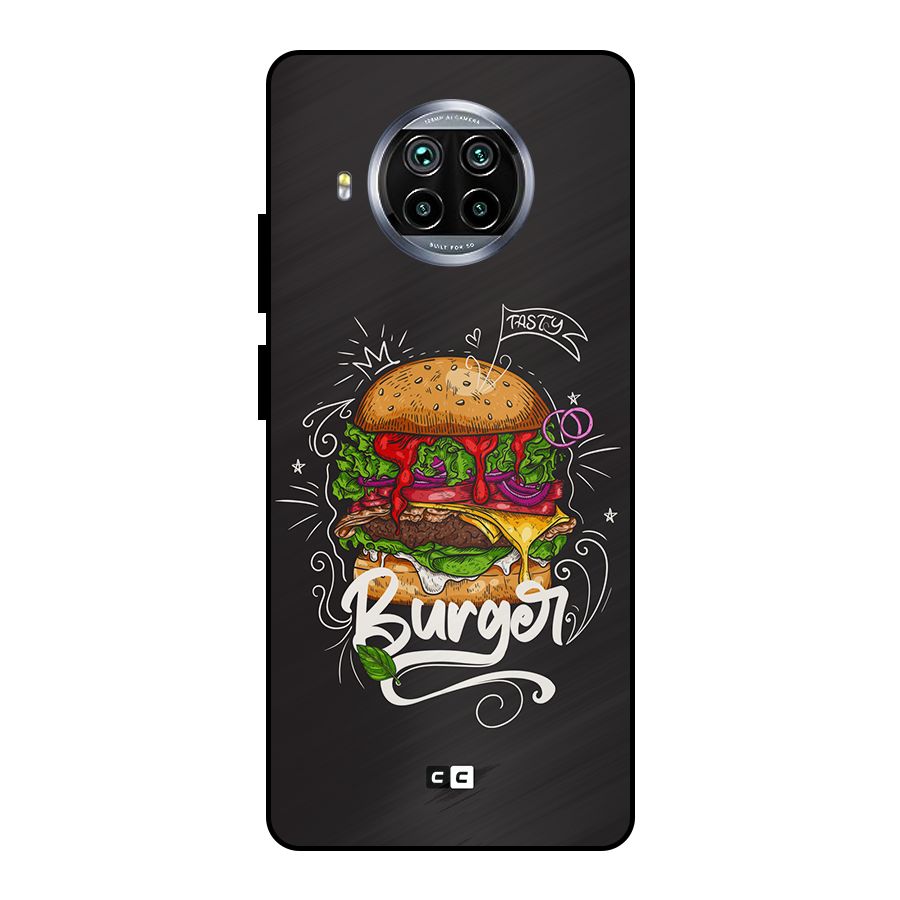 Burger Lover Metal Back Case for Mi 10i