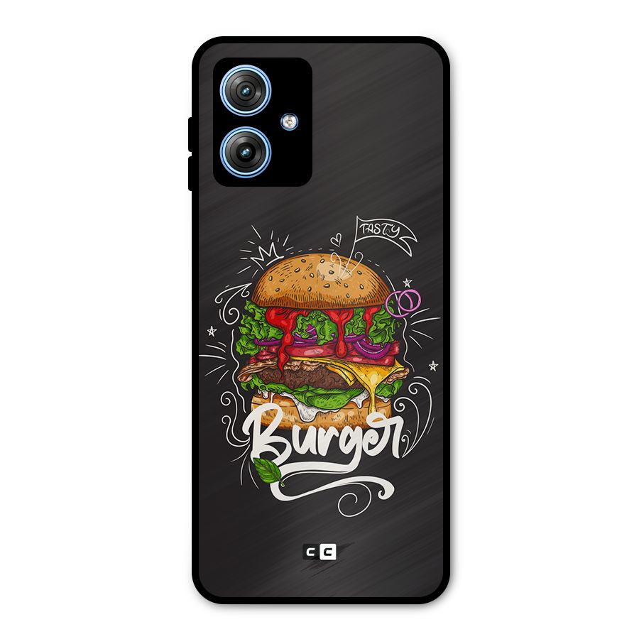 Burger Lover Metal Back Case for Moto G54