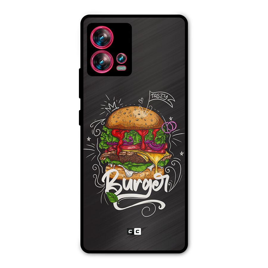 Burger Lover Metal Back Case for Motorola Edge 30 Fusion