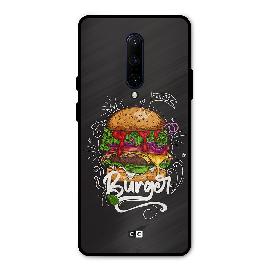 Burger Lover Metal Back Case for OnePlus 7 Pro