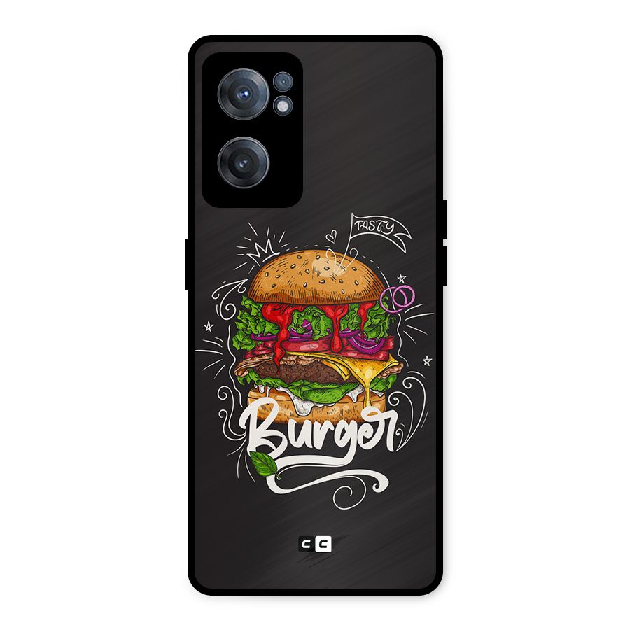 Burger Lover Metal Back Case for OnePlus Nord CE 2 5G