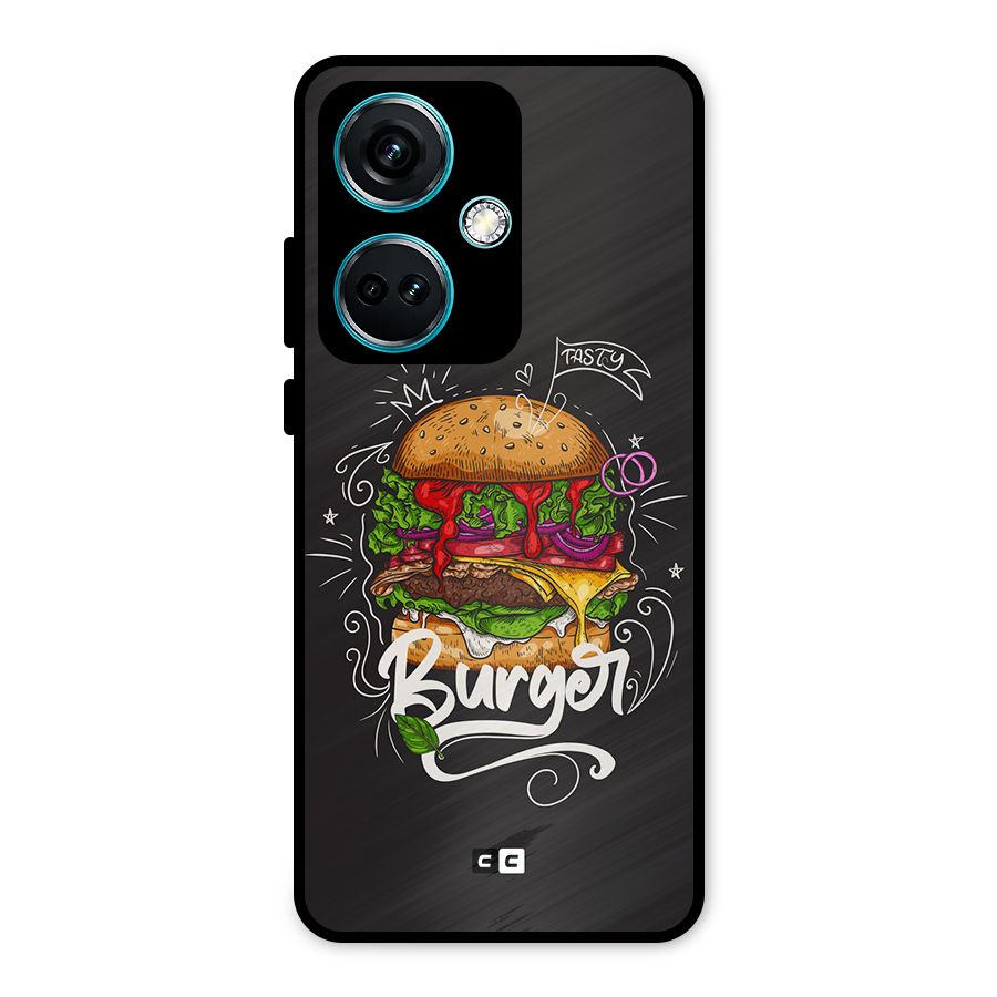 Burger Lover Metal Back Case for OnePlus Nord CE 3 5G