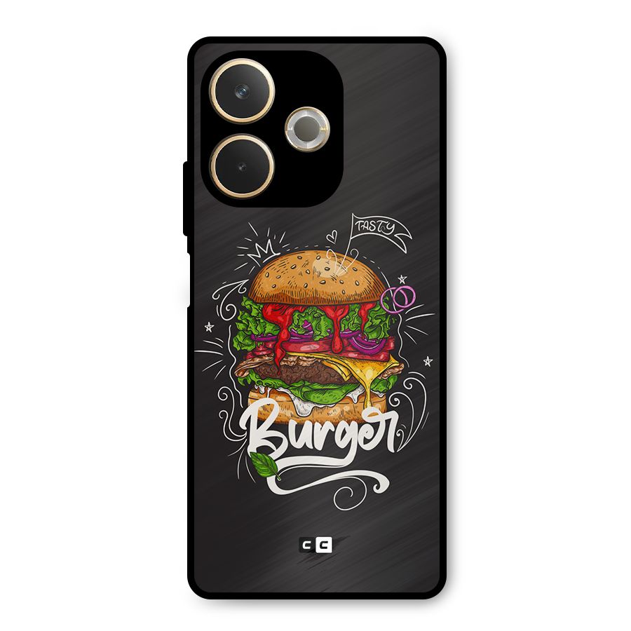 Burger Lover Metal Back Case for Oppo A5 Pro