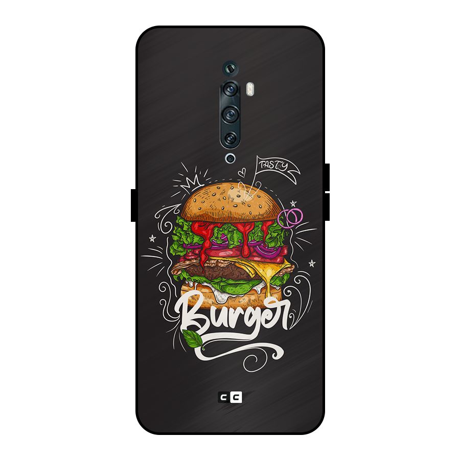 Burger Lover Metal Back Case for Oppo Reno2 Z