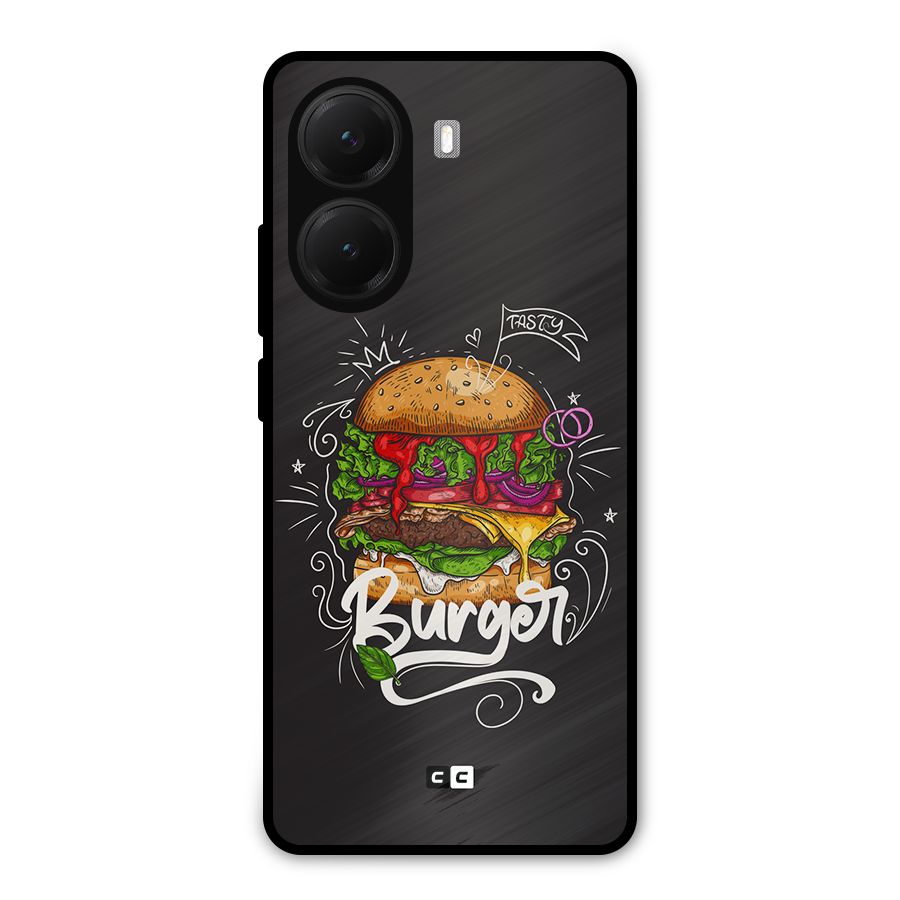 Burger Lover Metal Back Case for Poco X7 Pro