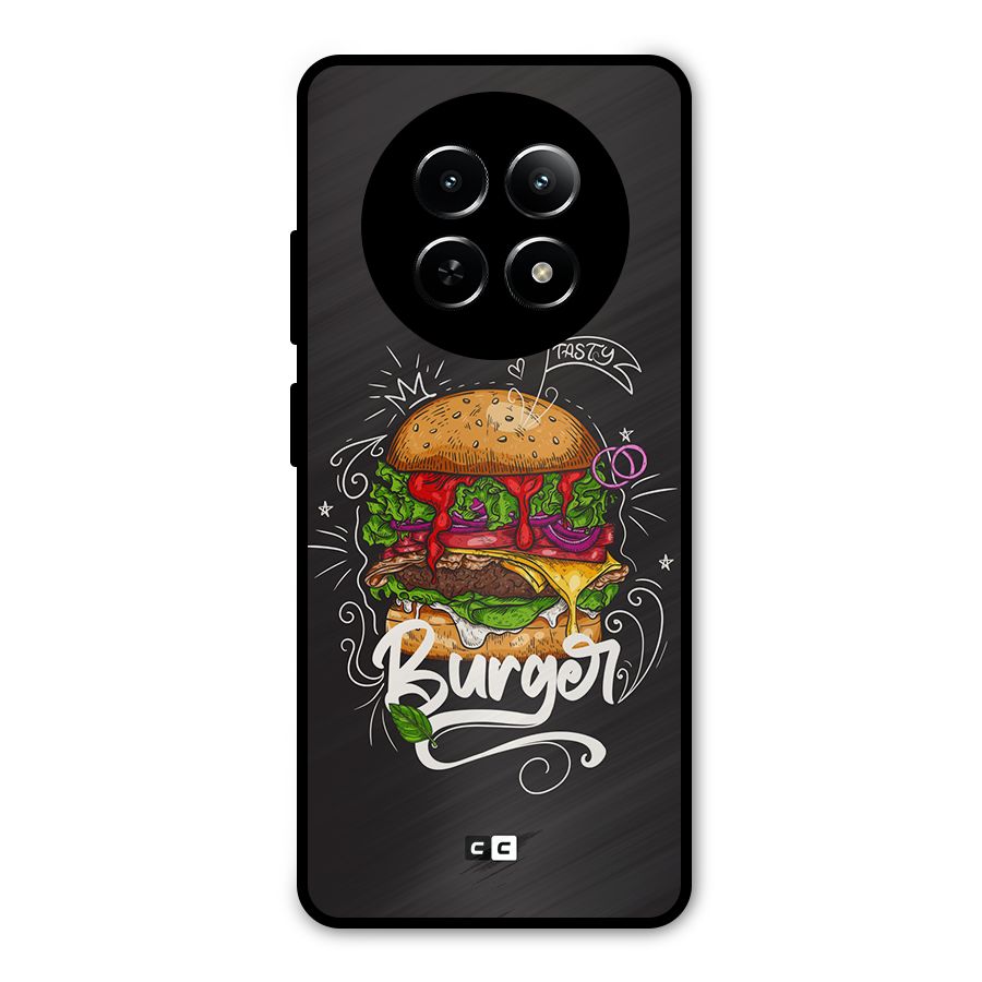 Burger Lover Metal Back Case for Realme 13