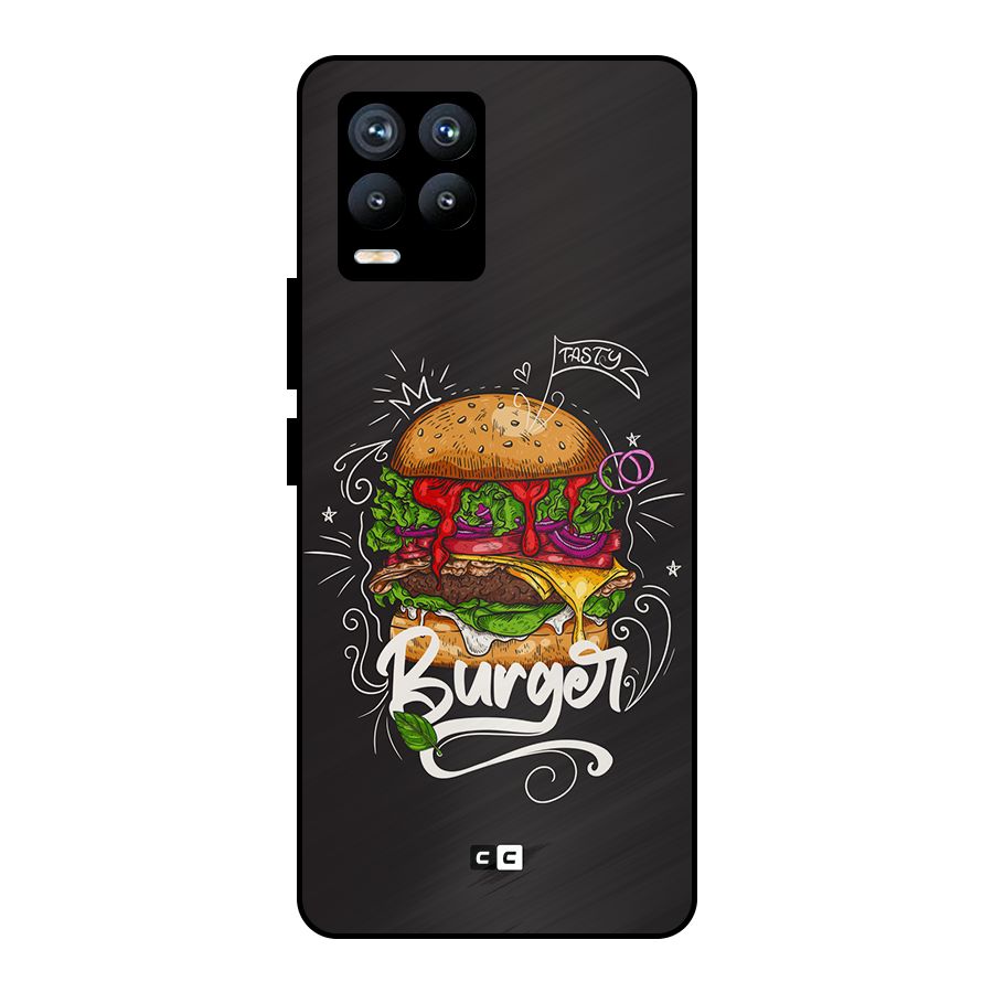 Burger Lover Metal Back Case for Realme 8