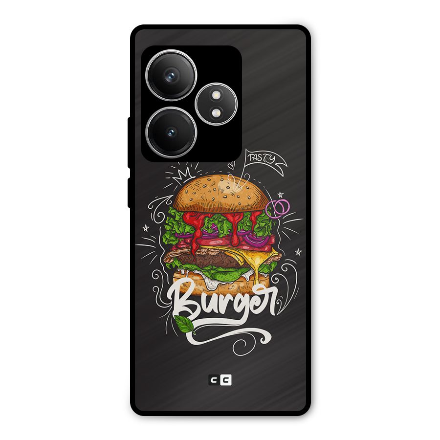 Burger Lover Metal Back Case for Realme GT 6T
