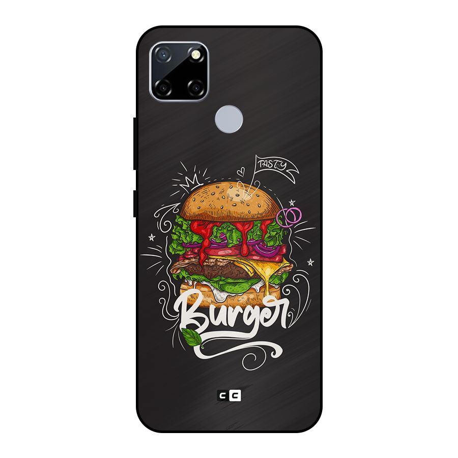 Burger Lover Metal Back Case for Realme Narzo 20