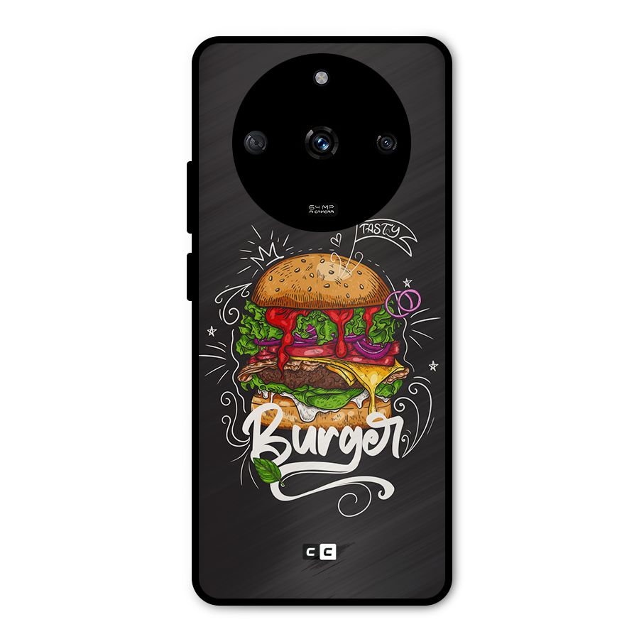 Burger Lover Metal Back Case for Realme Narzo 60 5G