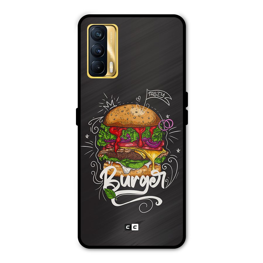 Burger Lover Metal Back Case for Realme X7