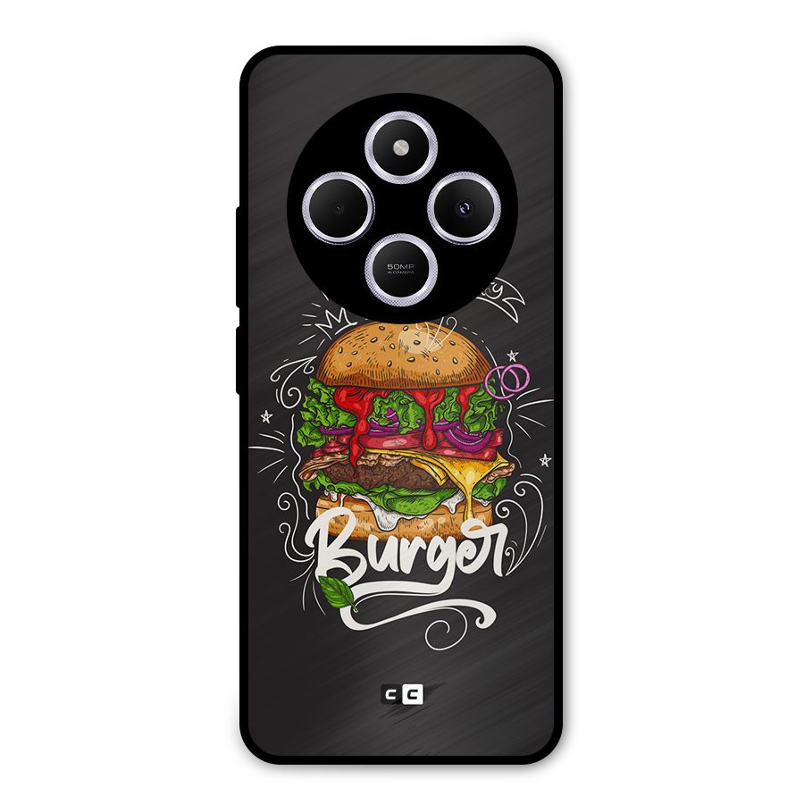 Burger Lover Metal Back Case for Redmi 14C