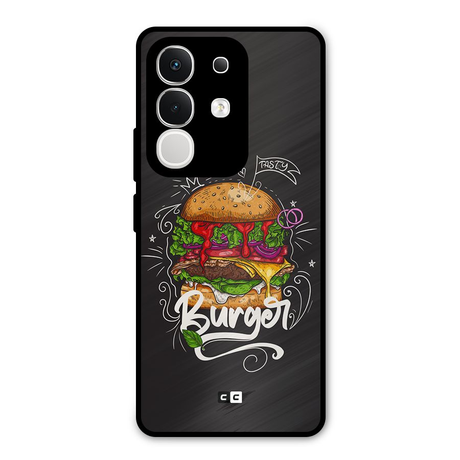 Burger Lover Metal Back Case for Vivo T4x