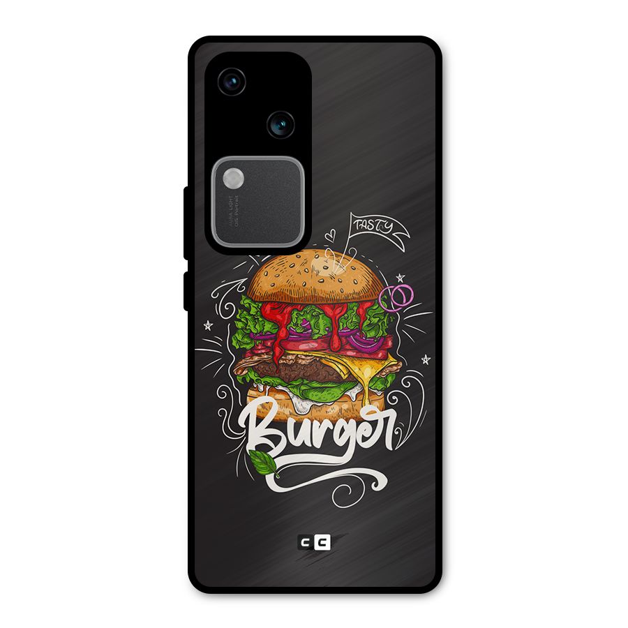 Burger Lover Metal Back Case for Vivo V30