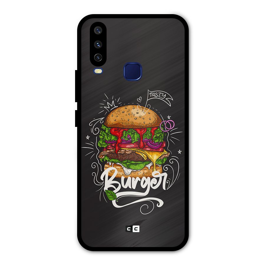 Burger Lover Metal Back Case for Vivo Y15