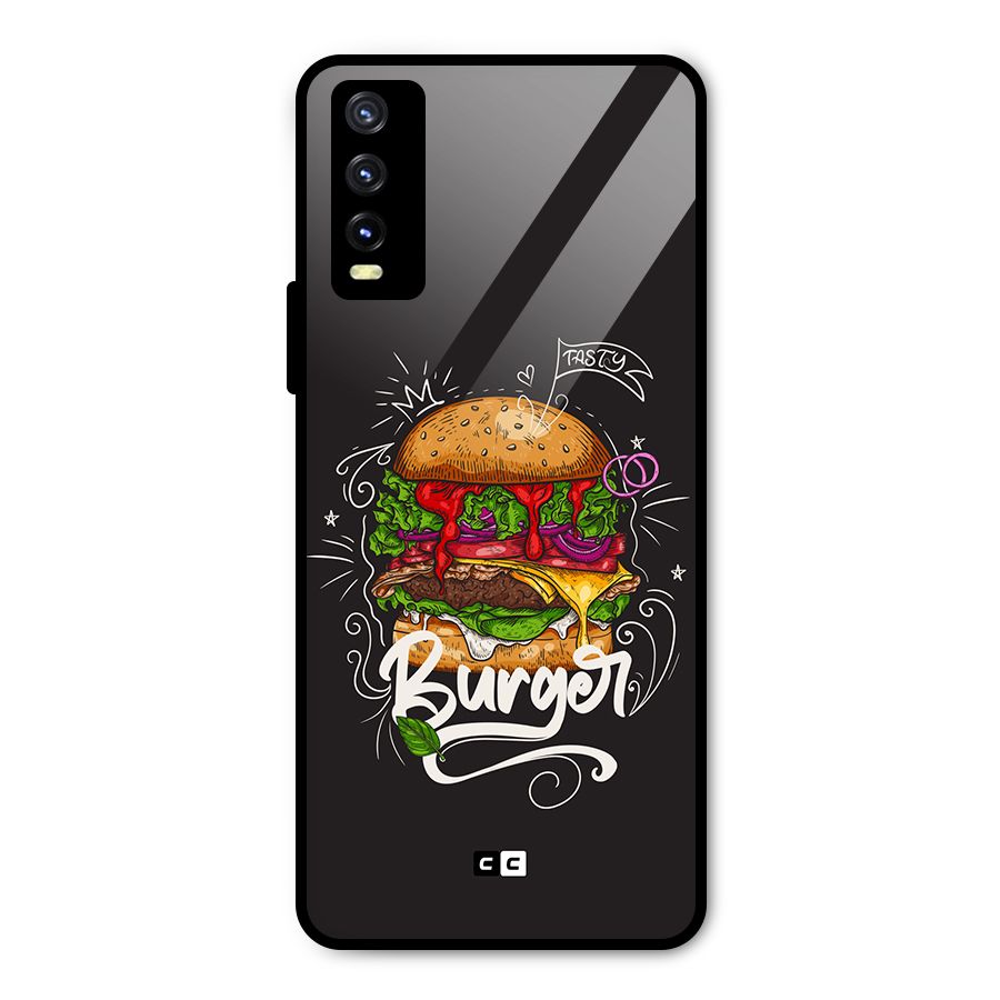 Burger Lover Metal Back Case for Vivo Y20