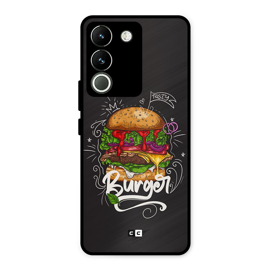 Burger Lover Metal Back Case for Vivo Y200