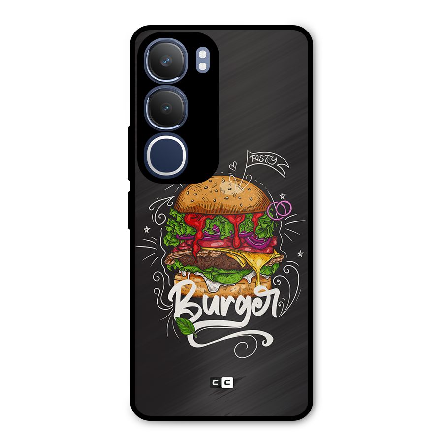 Burger Lover Metal Back Case for Vivo Y29