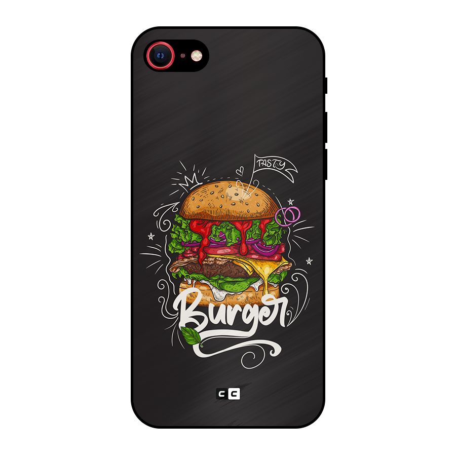 Burger Lover Metal Back Case for iPhone SE 2022