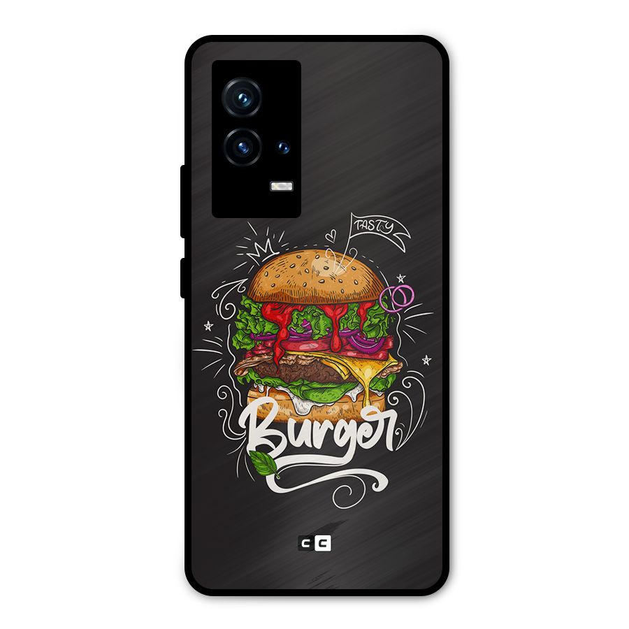 Burger Lover Metal Back Case for iQOO 9 5G