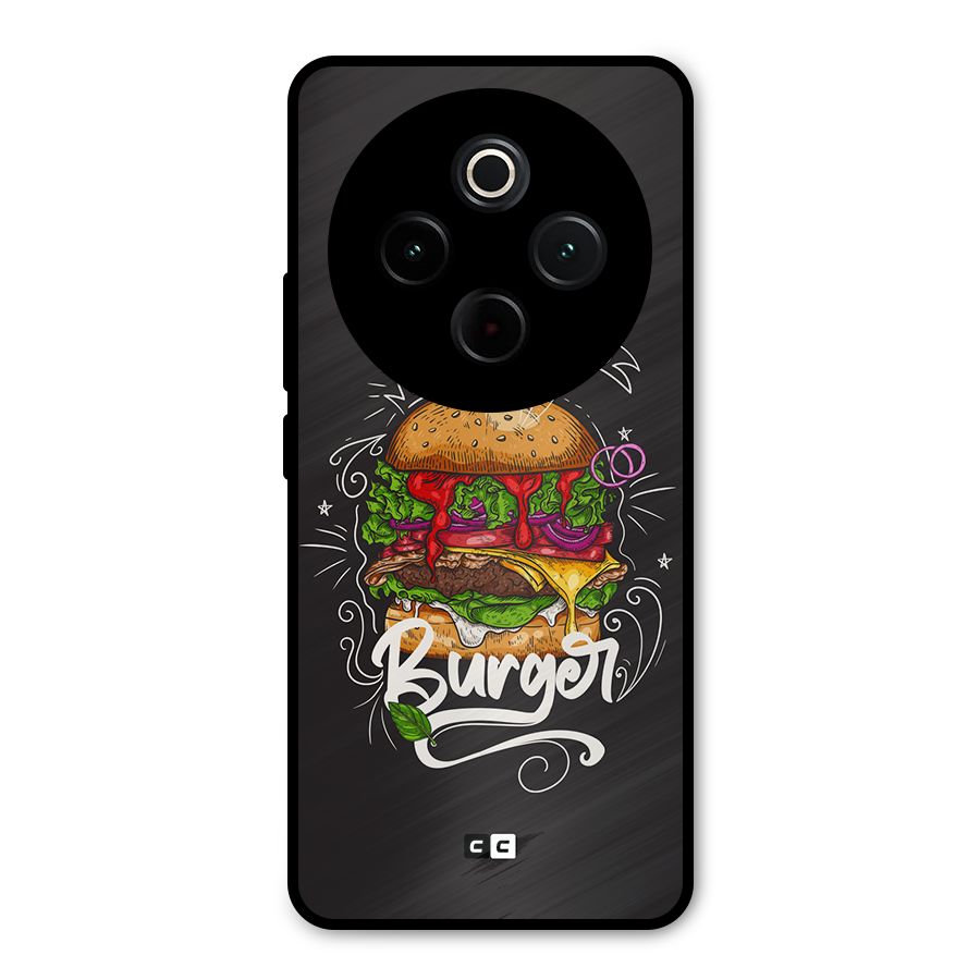 Burger Lover Metal Back Case for iQOO Z10
