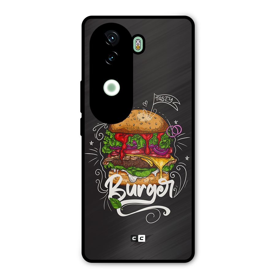 Burger Lover Metal Back Case for iQOO Z9s