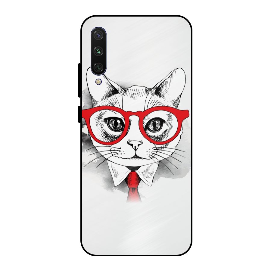 Business Cat Metal Back Case for Mi A3