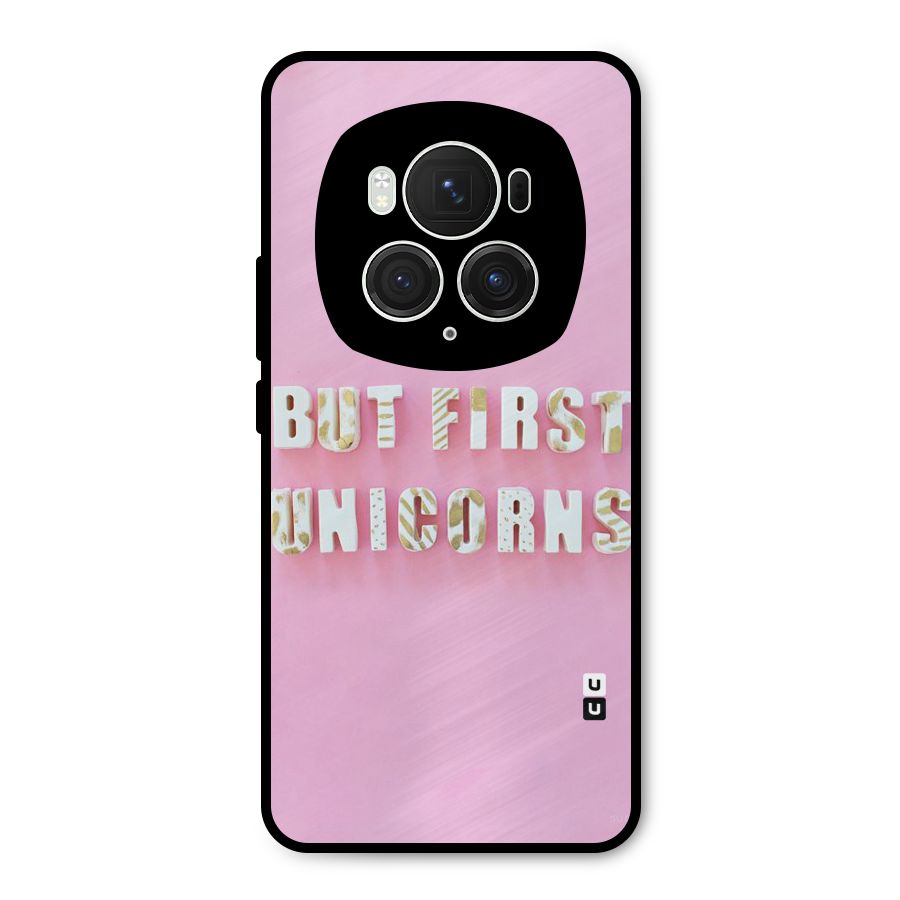 But First Unicorns Metal Back Case for Honor Magic6 Pro