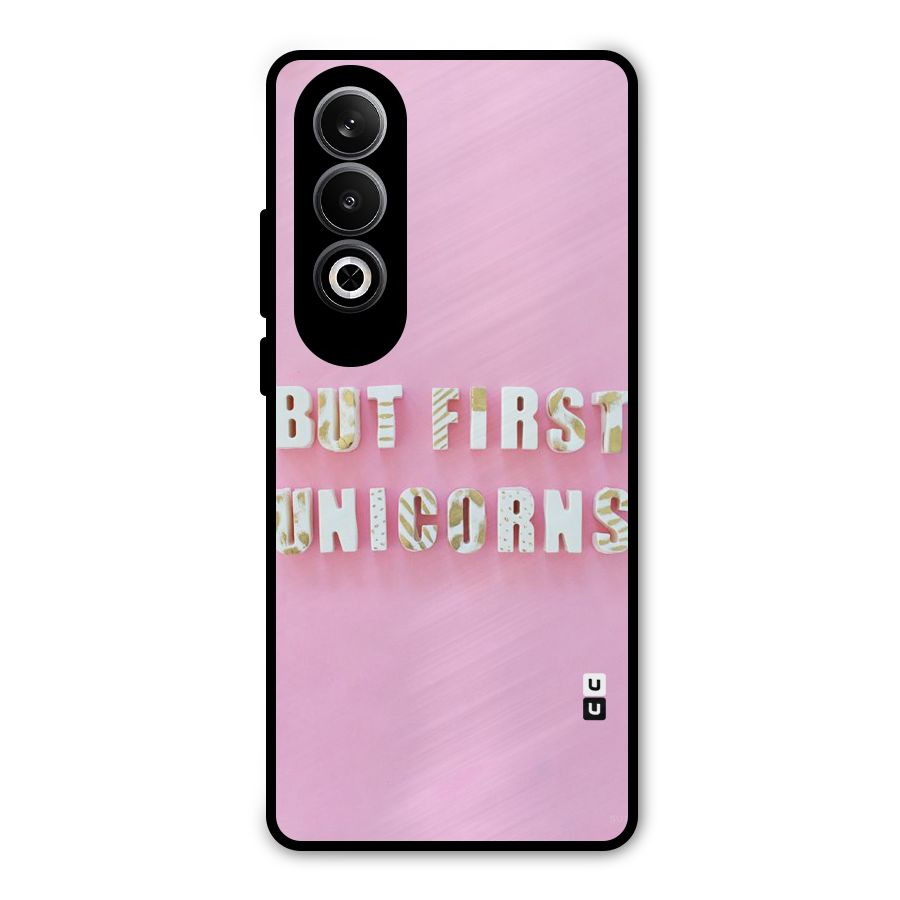 But First Unicorns Metal Back Case for OnePlus Nord CE4