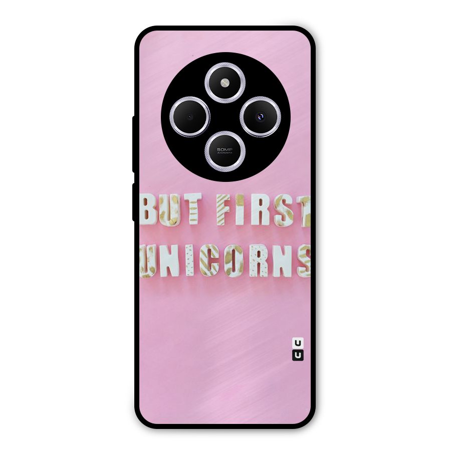 But First Unicorns Metal Back Case for Redmi 14C