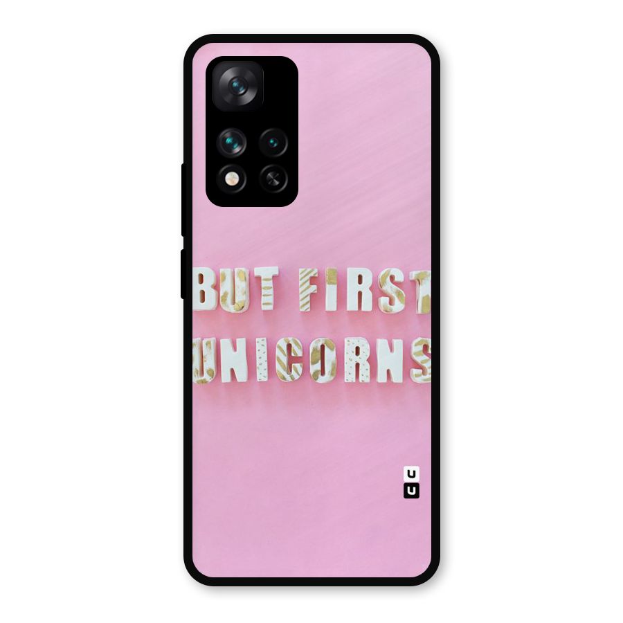 But First Unicorns Metal Back Case for Xiaomi 11i Hypercharge 5G