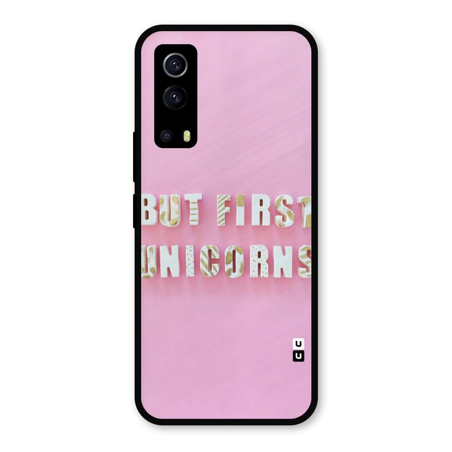 But First Unicorns Metal Back Case for iQOO Z3