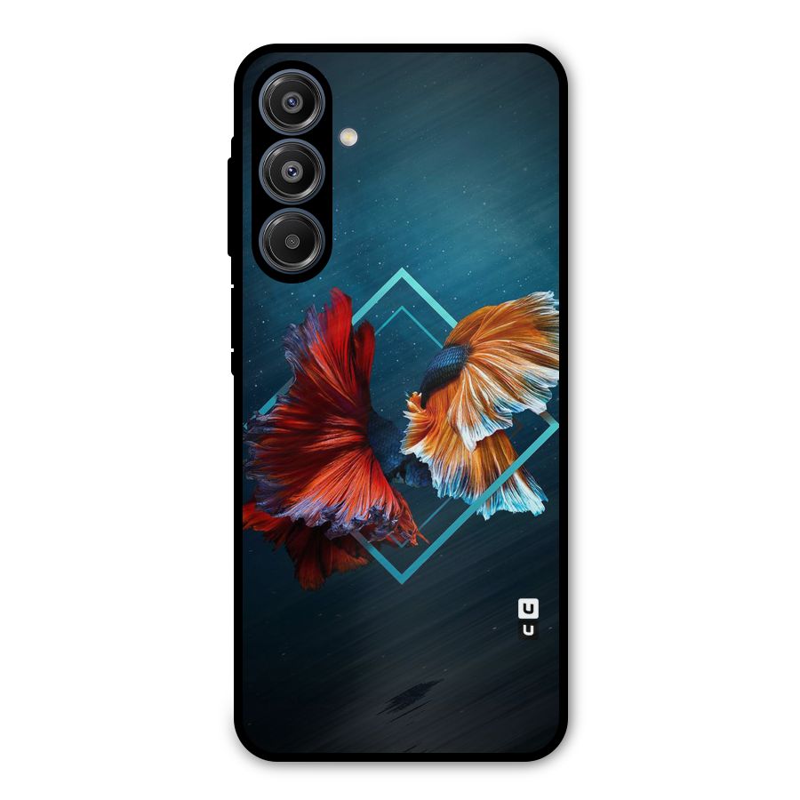 Butterfly Diamond Design Metal Back Case for Galaxy A16 5G