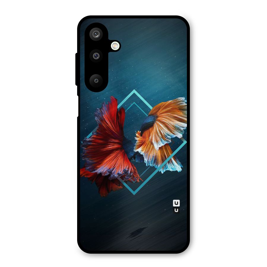 Butterfly Diamond Design Metal Back Case for Galaxy M16