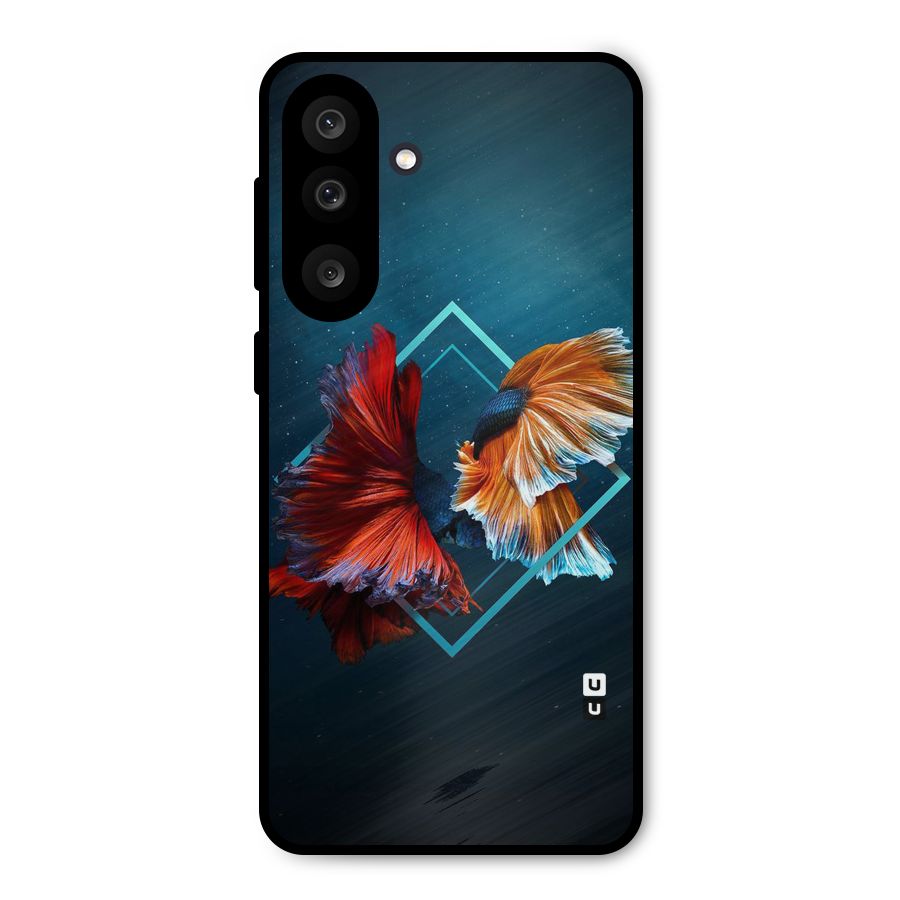 Butterfly Diamond Design Metal Back Case for Galaxy M56