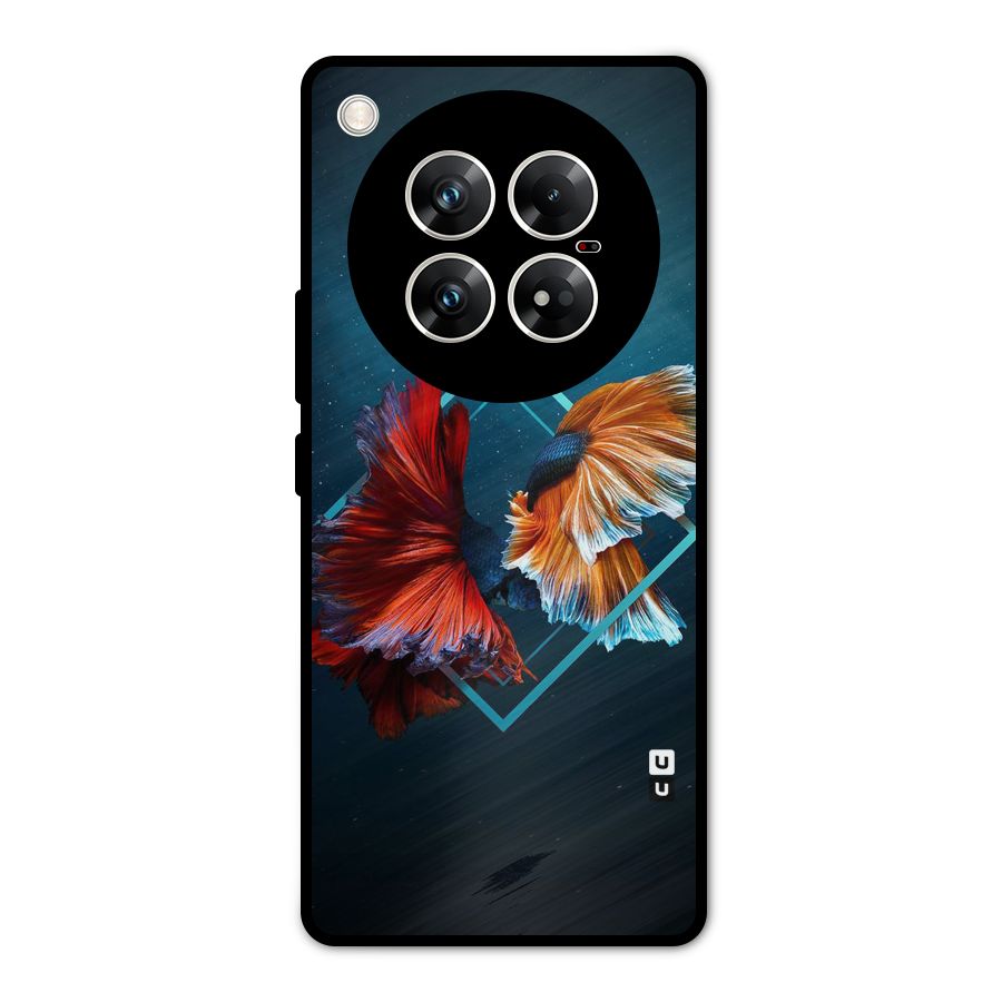 Butterfly Diamond Design Metal Back Case for Infinix Zero 40 5G