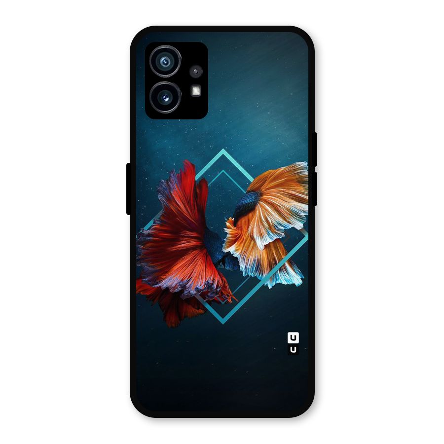 Butterfly Diamond Design Metal Back Case for Nothing Phone 1