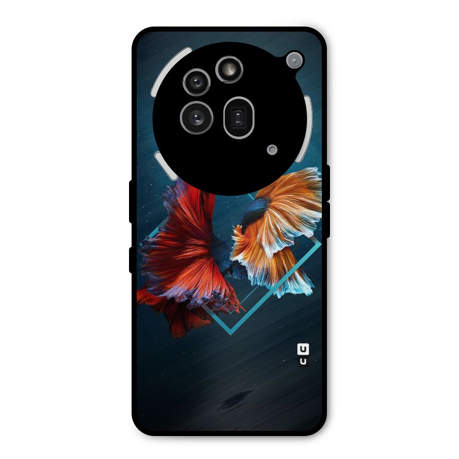 Butterfly Diamond Design Metal Back Case for Nothing Phone 3a Pro