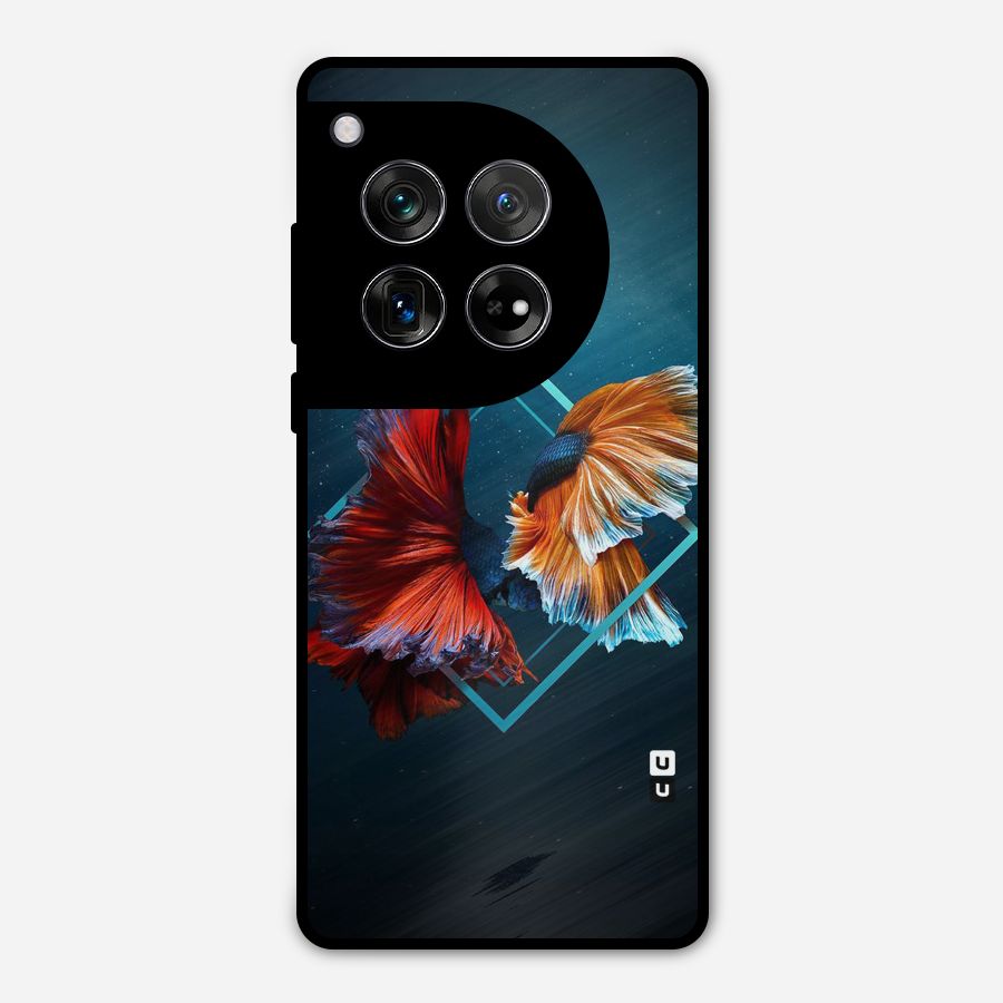 Butterfly Diamond Design Metal Back Case for OnePlus 12