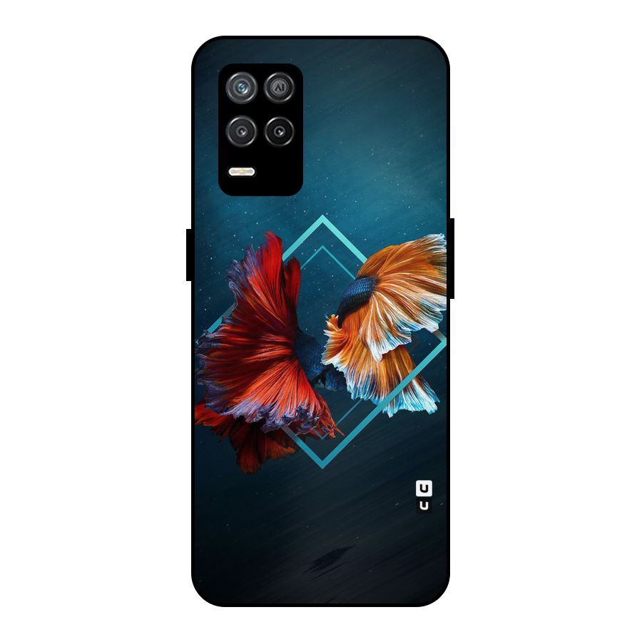 Butterfly Diamond Design Metal Back Case for Realme 9 5G