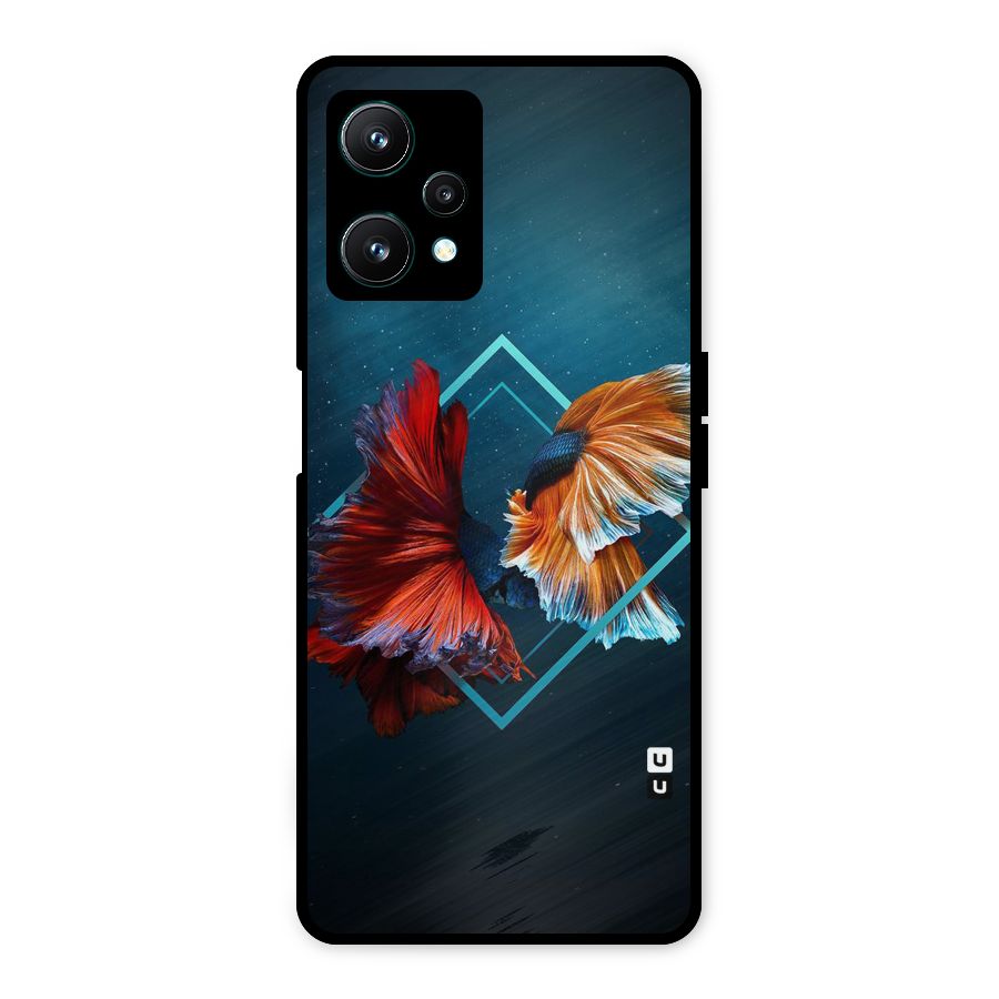 Butterfly Diamond Design Metal Back Case for Realme 9 Pro 5G
