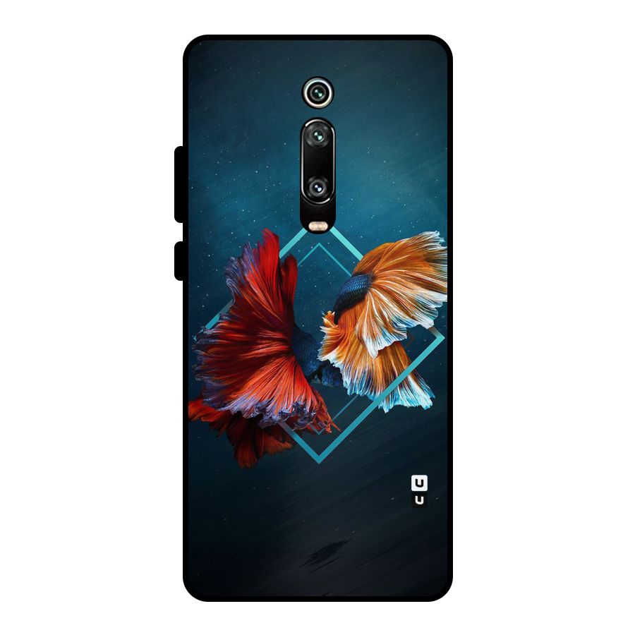 Butterfly Diamond Design Metal Back Case for Redmi K20