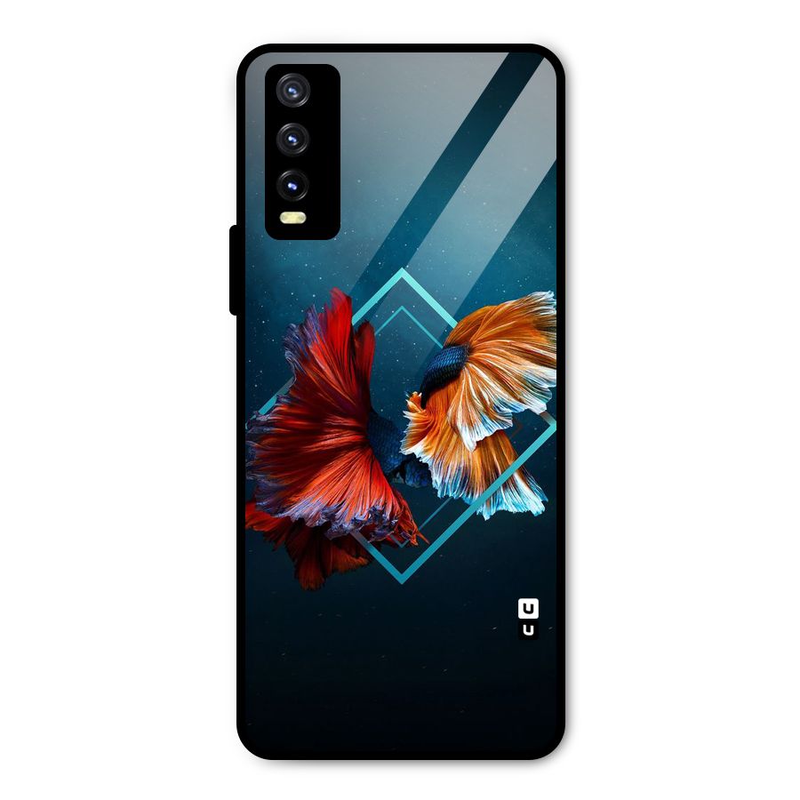Butterfly Diamond Design Metal Back Case for Vivo Y20g