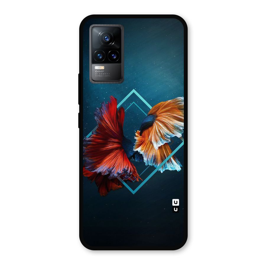 Butterfly Diamond Design Metal Back Case for Vivo Y73