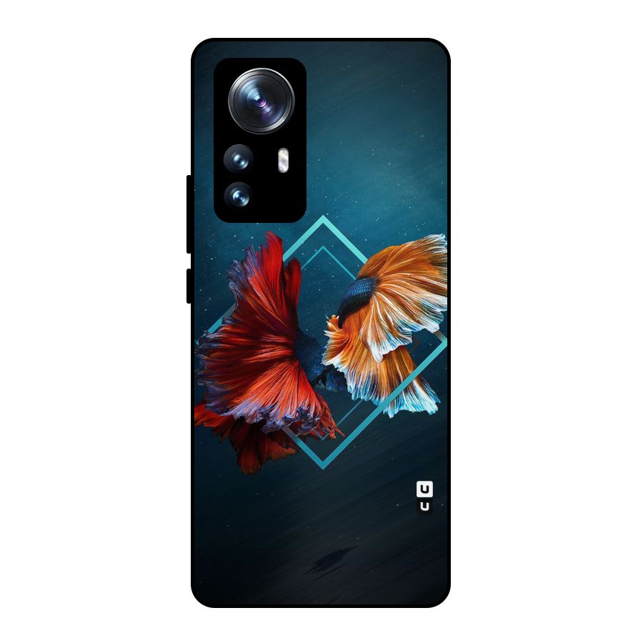 Butterfly Diamond Design Metal Back Case for Xiaomi 12 Pro