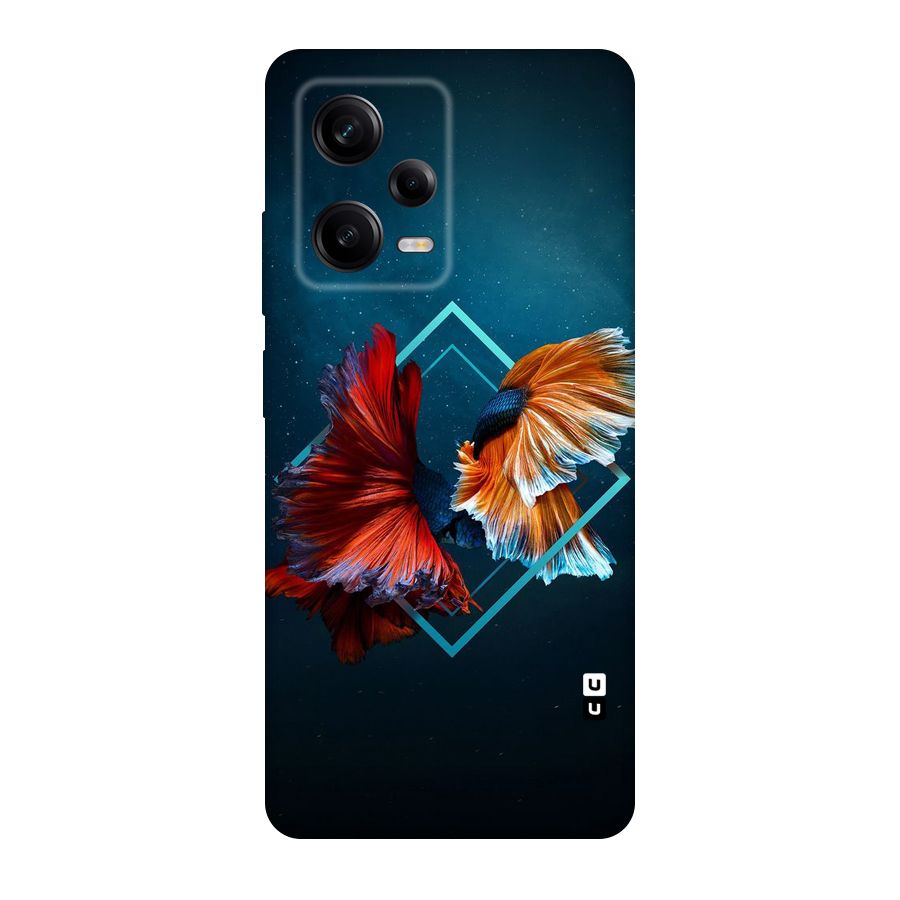 Butterfly Diamond Design Original Polycarbonate Back Case for Redmi Note 12 Pro