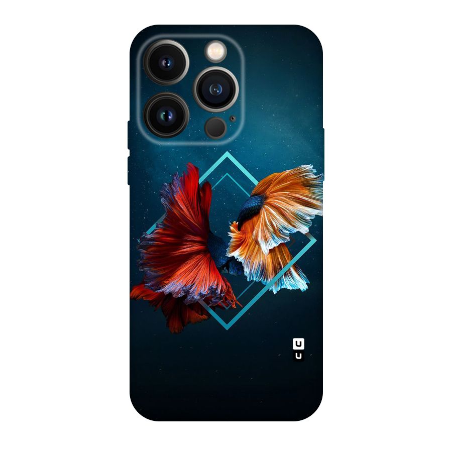 Butterfly Diamond Design Original Polycarbonate Back Case for iPhone 14 Pro