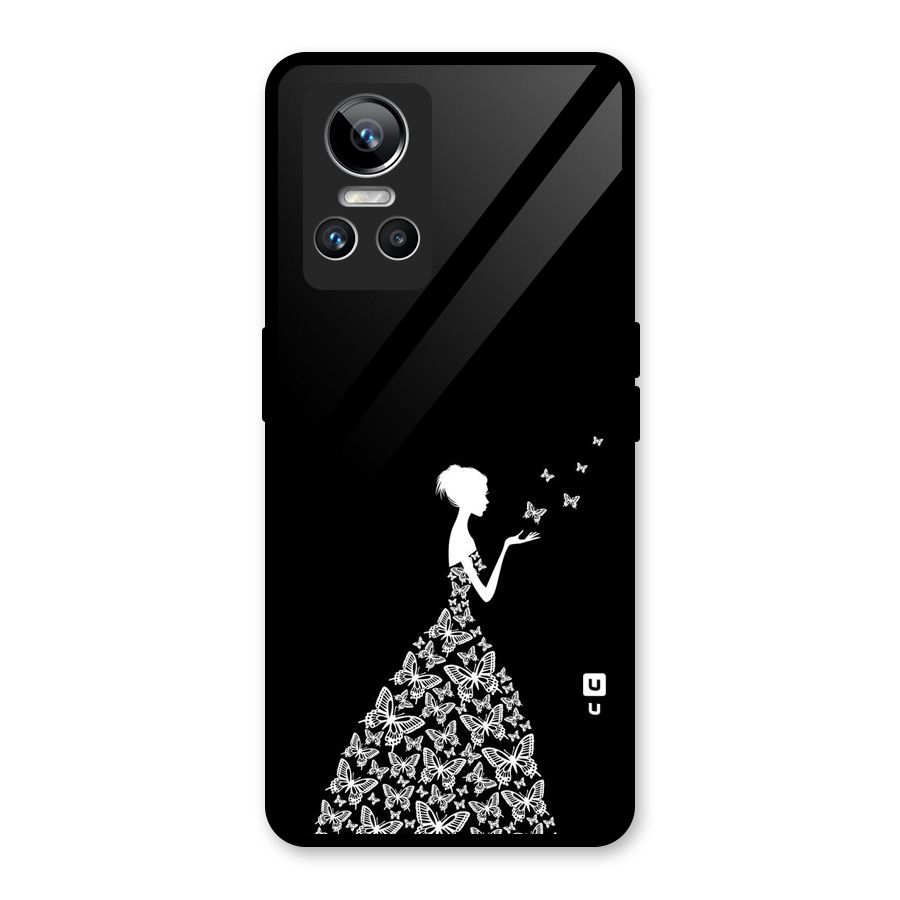 Butterfly Dress Glass Back Case for Realme GT Neo 3